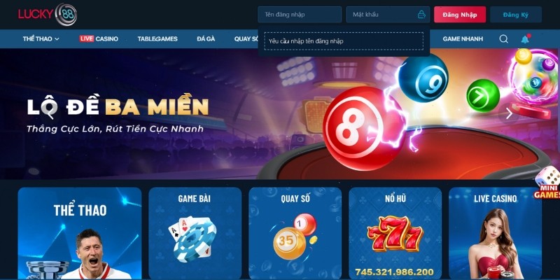 Các bước đăng nhập Lucky88 dễ hiểu